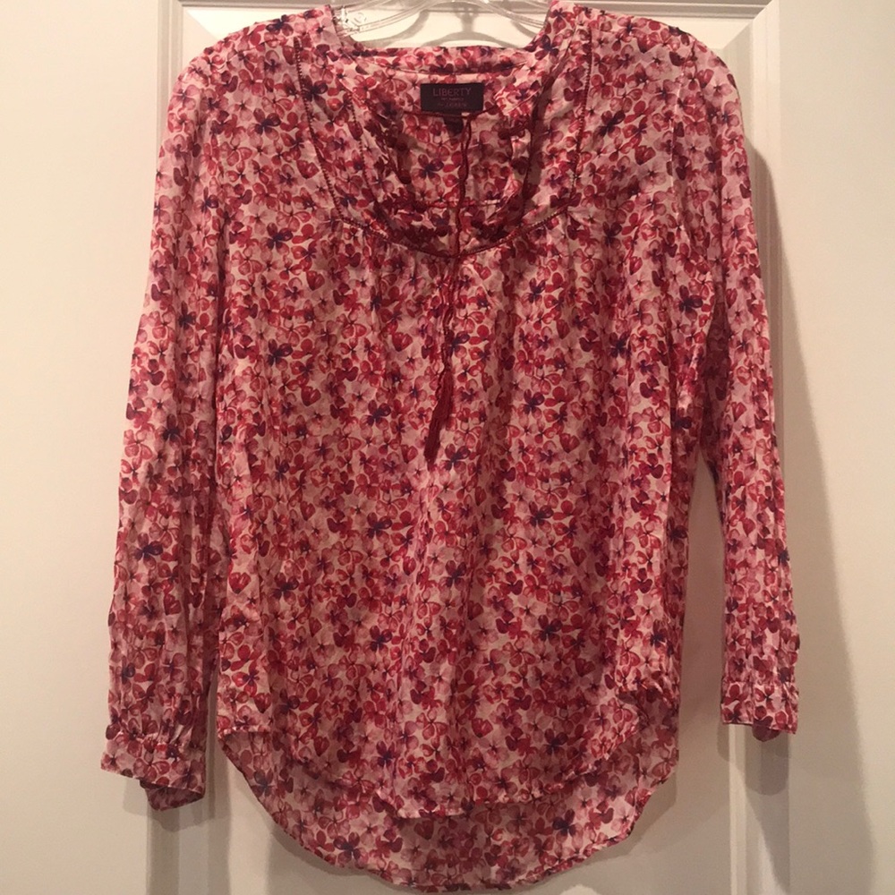 Liberty of London for JCrew blouse